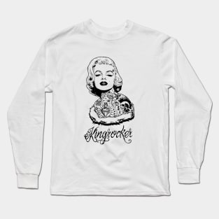 Cupcake Marilyn Monroe Long Sleeve T-Shirt